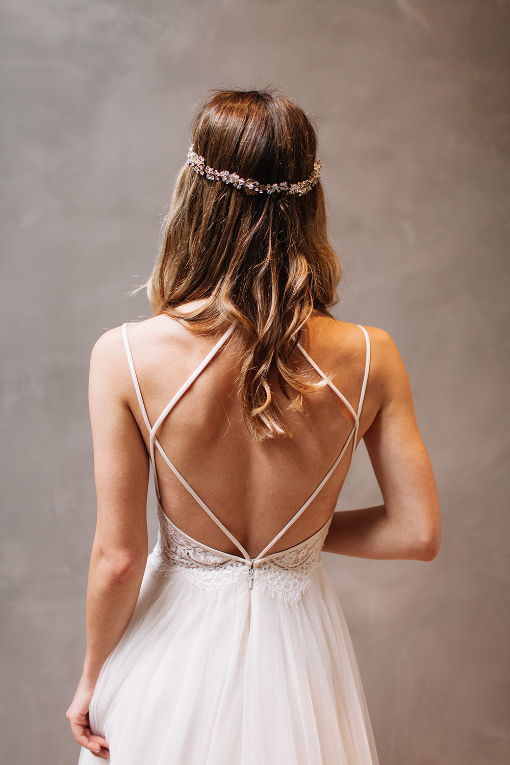 Sexy Backless Wedding Dress, Beautiful Backless Wedding Dresses And Gowns,  Strappy Back, Lace And Tu on Luulla