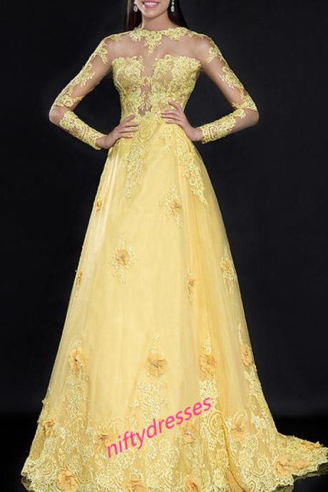 yellow gold gown